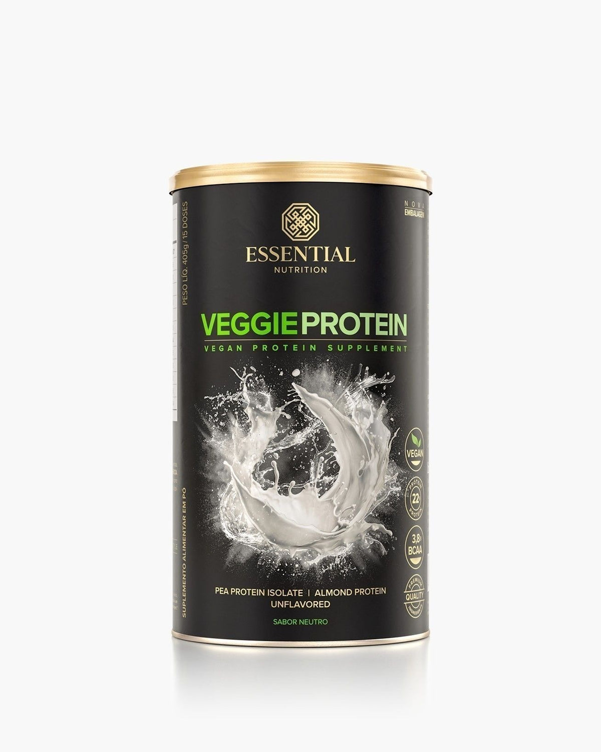 Veggie Protein Neutro Lata | 15 doses