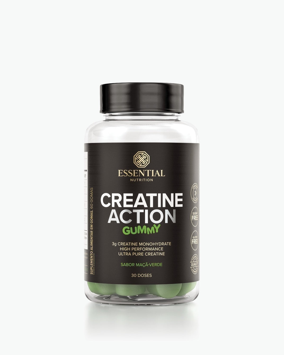 Creatine Action Gummy Maçã-verde 60 gomas